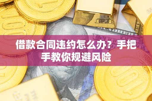 济南借款合同违约怎么办？手把手教你规避风险