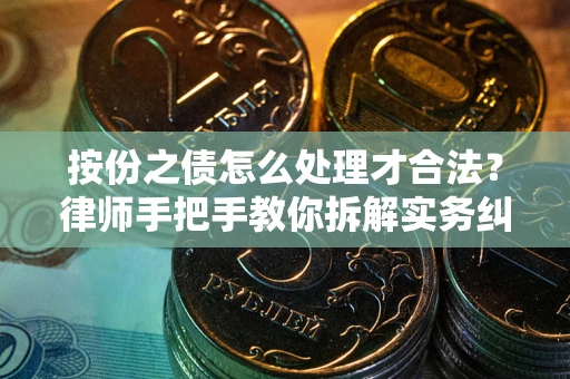 济南按份之债怎么处理才合法？律师手把手教你拆解实务纠纷