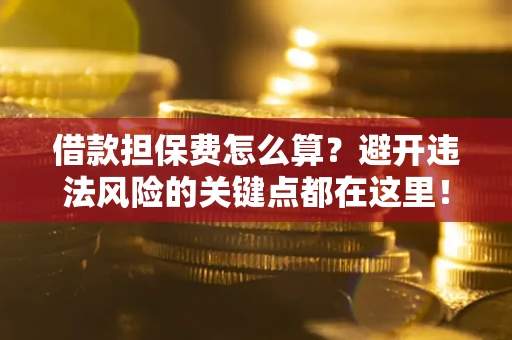 济南借款担保费怎么算？避开违法风险的关键点都在这里！