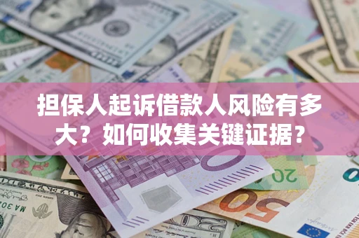济南担保人起诉借款人风险有多大？如何收集关键证据？