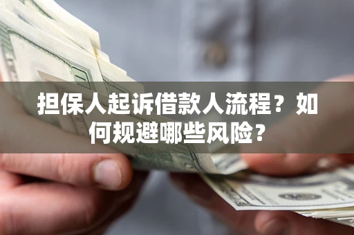 济南担保人起诉借款人流程？如何规避哪些风险？