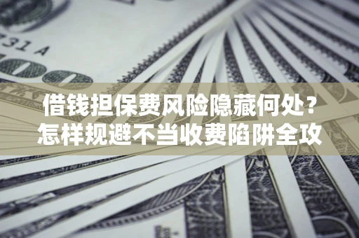 济南借钱担保费风险隐藏何处？怎样规避不当收费陷阱全攻略！